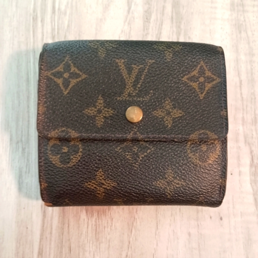 Louis Vuitton Monogram Portefeiulle Elise Trifold Wallet